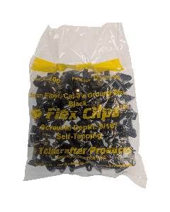 Telecrafter G4BK-03 Cat 3 Black Flex Clips (Qty 100)