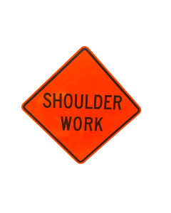 Eastern Metal Shoulder Work Sign