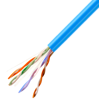 Vertical Cable 060-488BL Blue CAT6 Cable In Pull Box