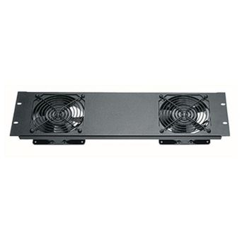 QTFP-2-119 QUIET FAN PANEL - TWO 220 VAC FANS 3 SPACE TEXTURED FINISH