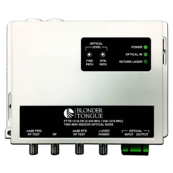 FTTB-1218-2W Two-Way Indoor Optical Node with DOCSIS 3.1 Support - Series Models: FTTB-1218-2W-204 (7630 204) - 204/258 MHz Split