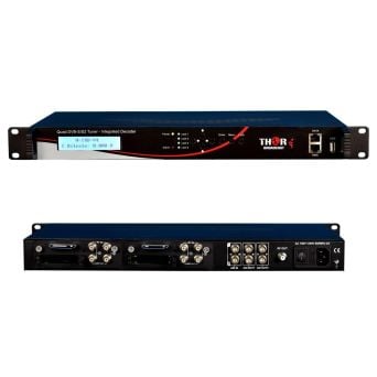 Quad Tuner Integrated Receiver & IPTV Server with CAM