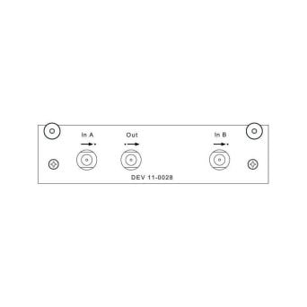 DEV 11-0028 DPST Broadband Switch Module, DC, 47 - 2500 MHz, 75 Ohm, F (f)