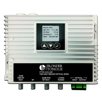 FTTB-1218-L2W Two-Way Indoor Optical Node with DOCSIS 3.1 Support - Series Models: FTTB-1218-L2W-204 (7631 204) - 204/258 MHz Split