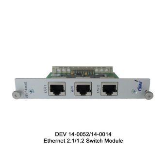 DEV 14-0014 Ethernet 2:1/1:2 Switch Module