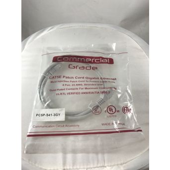 Cableranch CAT5-E-GRY PC5P-541-3GY
