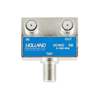 Directional Coupler, (5-1000 MHz), Wallplate Type, 16dB, Solderback