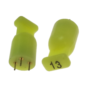 Yellow T-Top Shorts Scientific Atlanta/Cisco Attenuator Pad, 1 GHz, 0-20 db[13]