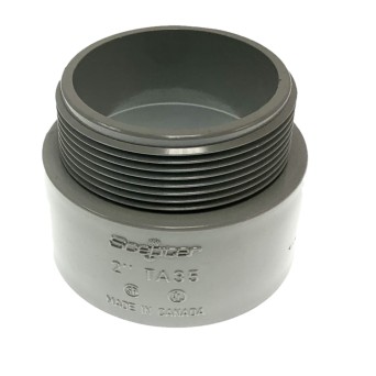 Scepter TA35 2IN PVC TERMINAL ADPT SCEPTER