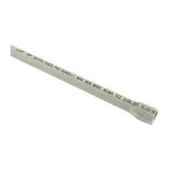 JM Eagle 67447 Electrical Conduit 0.62 in 10 ft L SCH 40 PVC Gray/Silver