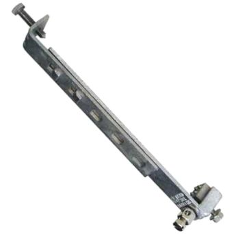 Allied Bolt Meter Box Grounding Clamp, 10-1/2" to 15-1/4" Adjustable Length