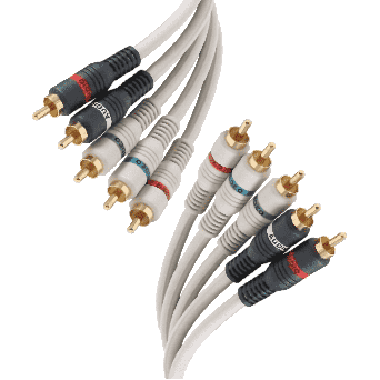 Steren 254-612IV 5 Component Cable