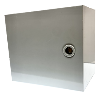 Gray Lid Hinged W/Lock 8x10x11 MHD10108RL