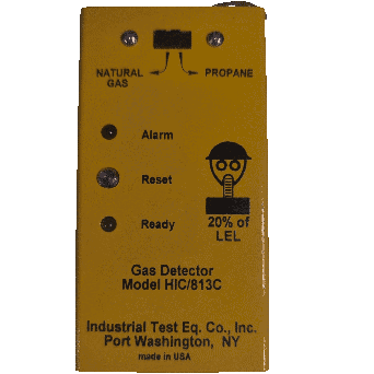 Industrial Test Equipment Company HIC/813C Methane and Propane Gas Detector