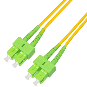 Amphenol 942-224EE-10005 SC/APC-SC/APC 5 Meter Duplex Fiber Jumper 