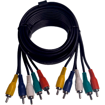 Vericom ACV06-01310 5 RCA RGB Component Cable
