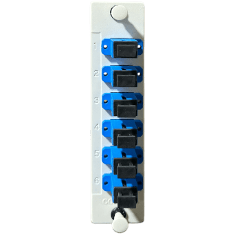 Corning LDC-CP1P-3C 6 Single Mode Fiber Adapter Panel