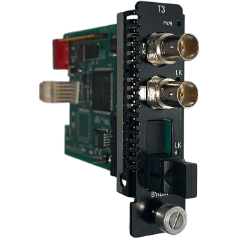 Metrobility R115-2y T3 Dual BNC to Fiber Media Converter