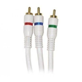 Steren 254-512IV, 12 ft Gold Plated RCA component video cable