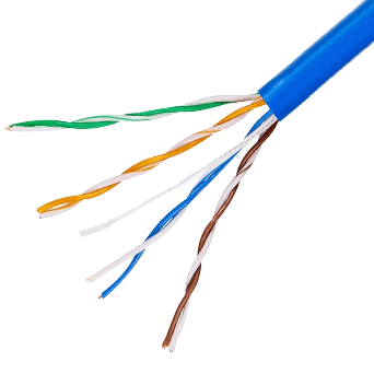 Steren 300-793BL 1000ft 24AWG Blue Cat5E Cable 