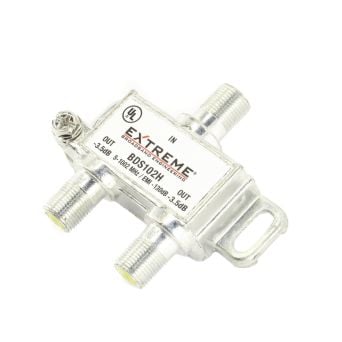 Extreme BDS102H 2-way Splitter 1002MHz Digital High Performance TV Coax Cable