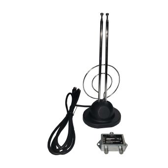 CTG, VHF/UHF, Indoor Antenna  w/ AB switch, Rabbit Ears Antenna