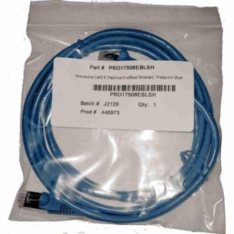 Provision PRO17506EBLSH Blue Cat5 6' Patchcord W/Boot Shielded 