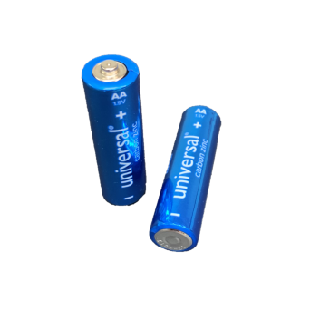 Universal's Carbon Zinc 1.5v Double A Batteries (2 pack) - Quantity: 2 Pk.