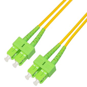 Fiberdyne F9C21R3GCBB010MY 10 Meter SC/APC-SC/APC Fiber Jumper 
