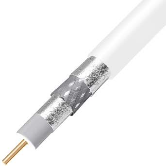 Commscope F677TSVV-WHT RG6 Tri-Sheild In-House Cable 1000ft