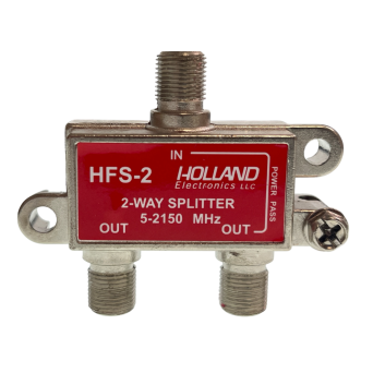 Holland HFS-2 One Port Power Passing 2-Way Splitter