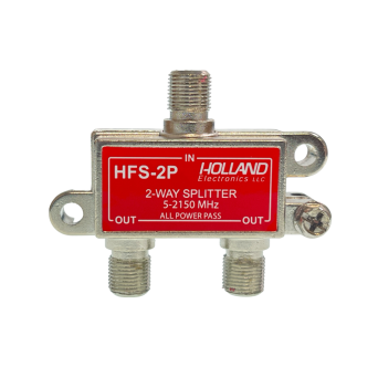 Holland HFS-2P All Ports Power Passing 2-Way Splitter
