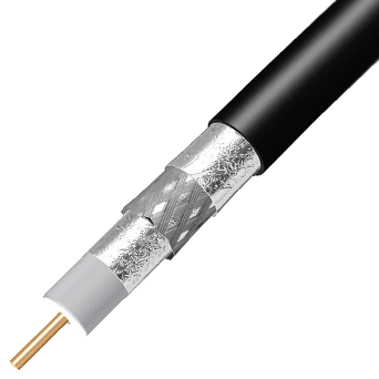 Times Fiber Communication T6TQP77-FE-BLACK Underground Cable 1000ft