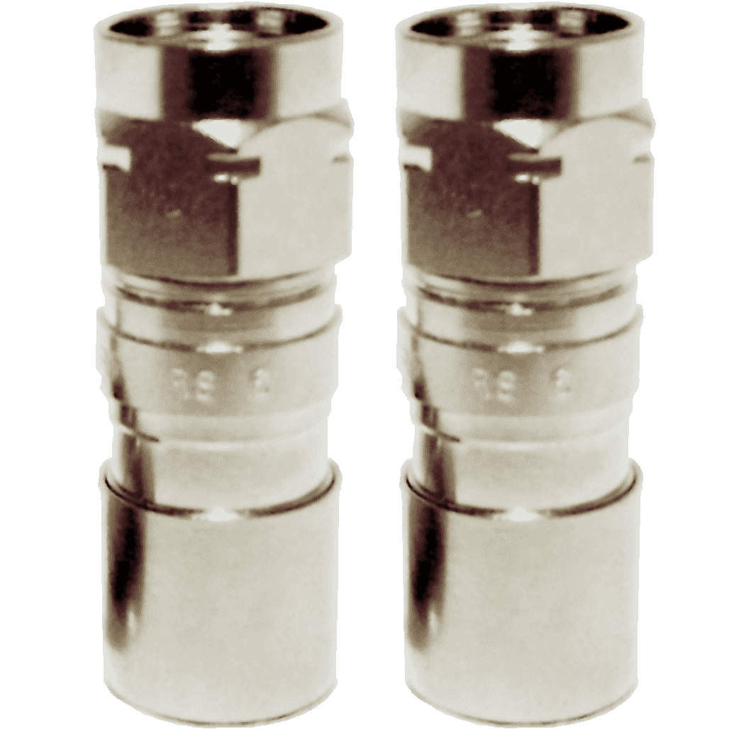 Conector de compresión tipo RG6 F (25 piezas) - FSNS6U-25